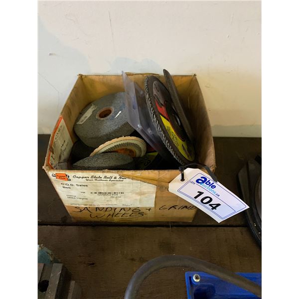 ASSORTED GRINDING DISCS & WHEELS