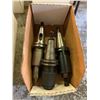 Image 2 : GROUP OF 3 CAT 40 TOOL HOLDERS - 1 MT HOLDER/1 TAP HOLDER/1 FACE MILL HOLDER