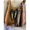 Image 2 : GROUP OF 3 CAT 40 TOOL HOLDERS - 2 END MILL/1 LONG FACE MILL HOLDERS