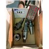 Image 2 : GROUP OF 3 CAT 40 TOOL HOLDERS - 1" HOLDER/END MILL HOLDER/1 FACE MILL HOLDER