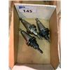Image 2 : GROUP OF 3 CAT 40 TOOL HOLDERS - 1/4" END MILL/1/2" END MILL/END MILL HOLDER