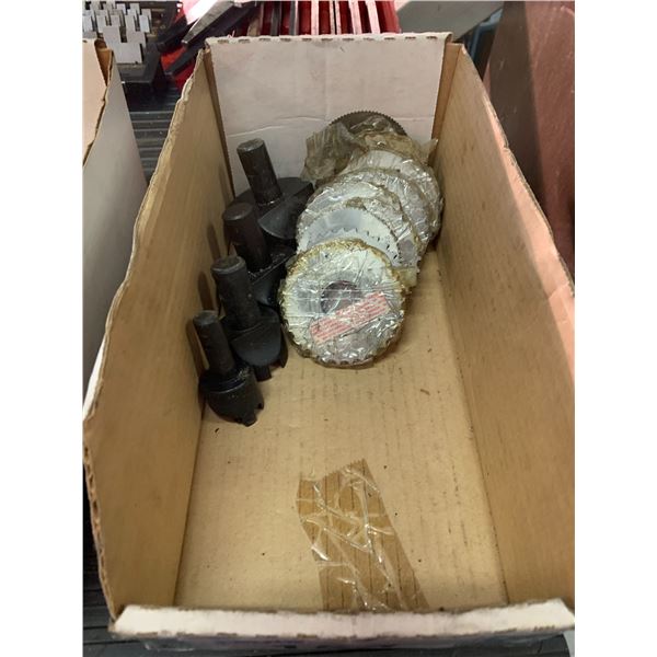 ASSORTED FLY CUTTERS AND MILLING SAWS