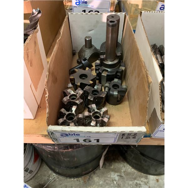 ASSORTED FACE MILLS AND FLY CUTTERS