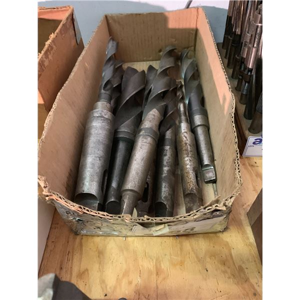 GROUP OF 8 LARGE MT DRILL BITS