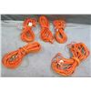 Image 1 : Qty 5 HDX Orange 50' Indoor/Outdoor Extension Cords, 16 Gauge