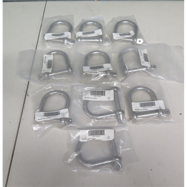 Qty 10 Metal Shackles 4 L