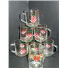 Image 1 : LOT OF 7 GLASS HOLIDAY MUGS
