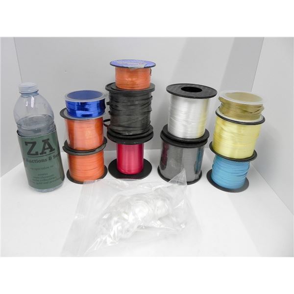 NICE LOT OF CURLING RIBBON ON SPOOLS