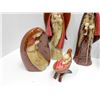 Image 2 : GLAZED POTTERY NATIVITY STATUES