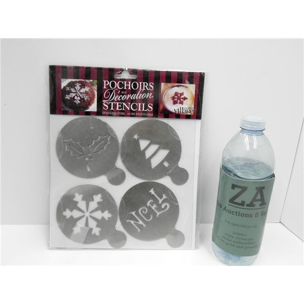 NEW STAINLESS STEEL BAKERS STENCILS