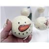 Image 2 : ADORABLE STYROFOAM SNOWMAN STRINGING DECOR
