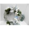 Image 2 : WHITE THEMED WREATH AND WALL DECOR
