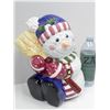 Image 2 : CUTE CERAMIC SNOWMAN COOKIE JAR IN A BOX