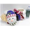 Image 4 : CUTE CERAMIC SNOWMAN COOKIE JAR IN A BOX