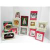 Image 1 : LOT OF 11 SPECIALTY BOXED ORNAMENTS (NEW)