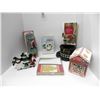 Image 1 : CHRISTMA CARDS, BAKERY BOX, BOOKS, LIGHTED RIBBON PLACEMATS PAPER DOILIES +