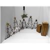 Image 1 : 2X METAL VOTIVE CANDLE HOLDERS, WOODEN CANDLE HOLDERS +