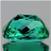 Image 2 : Natural Cushion Teal Bluish Green Apatite 9.43 Cts - VVS