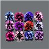 Image 1 : Natural Multi Color Sapphire 12 Pcs [IF-VVS]-AAA Grade