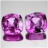 Image 1 : Natural Violet Pink  Sapphire Pair {Flawless-VVS}