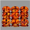 Image 1 : Natural Golden Orange Citrine 9 Pcs [Flawless-VVS]