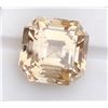 Image 1 : Natural Very Light Asscher Champagne Topaz 34.50 Cts