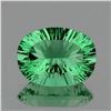 Image 1 : Natural ConCave Cut Paraiba Green Fluorite 24x17 MM