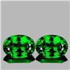 Image 1 : Natural Green Tsavorite Garnet Pair{Flawless-VVS}