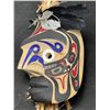 Image 2 : West Coast Native Warrior Mask with Killer Whale Spirit