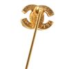 Image 3 : Chanel Gold CC Rhinestone Brooch