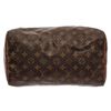 Image 4 : Louis Vuitton Brown Monogram Leather Speedy 30 Satchel Bag