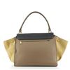 Image 2 : Celine Trapeze Bag Tricolor Calfskin Leather And Suede
