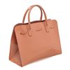 Image 4 : Mansur Gavriel Pink Patent Leather Bow Accent Sun Tote Handbag