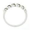 Image 8 : NEW 10k White Gold 0.20 ctw Round Channel Set Diamond Braided Eternity Band Ring