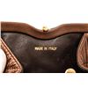 Image 7 : Chanel Brown Leather Mini Kisslock Shoulder Bag
