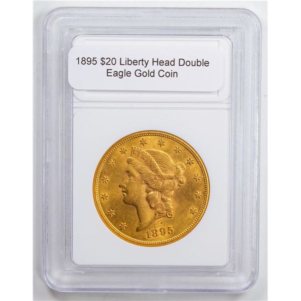 1895 $20 Liberty Head Double Eagle Gold Coin