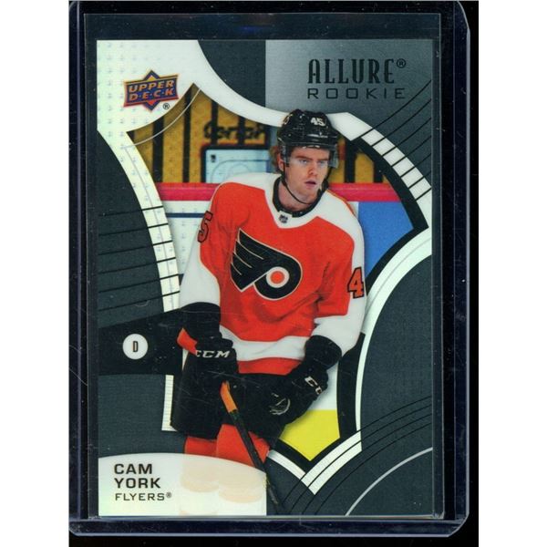 2021-22 Upper Deck Allure Black Rainbow #143 Cam York