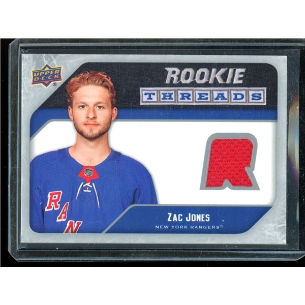2021-22 Upper Deck Rookie Threads Retro #RTZJ Zac Jones