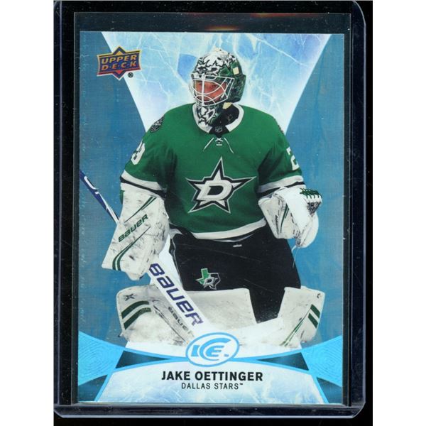 2020-21 Upper Deck Ice Ice Blue #84 Jake Oettinger