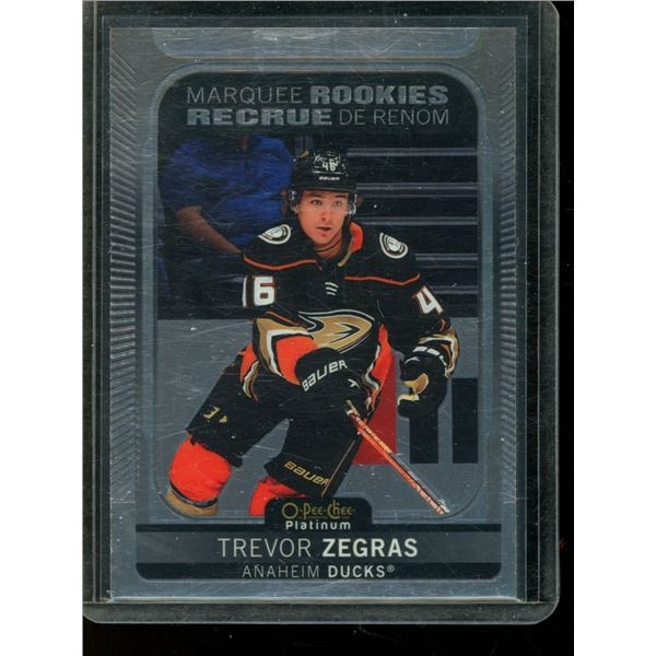 2021-22 O-Pee-Chee Platinum #203 Trevor Zegras RC