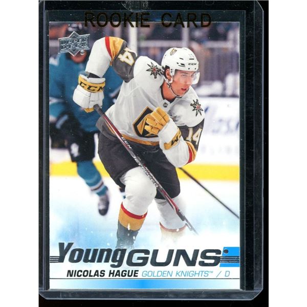 2019-20 Upper Deck #489 Nicolas Hague YG RC