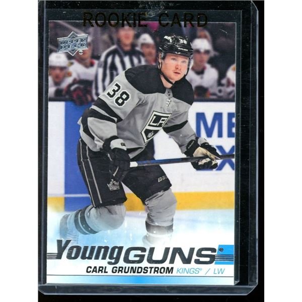 2019-20 Upper Deck #484 Carl Grundstrom YG RC