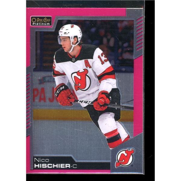 2020-21 O-Pee-Chee Platinum Matte Pink #146 Nico Hischier