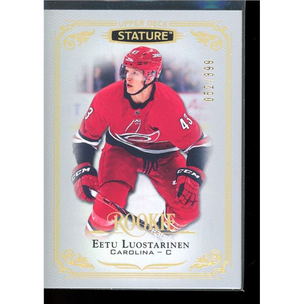 2019-20 Upper Deck Stature #109 Eetu Luostarinen RC 52/399