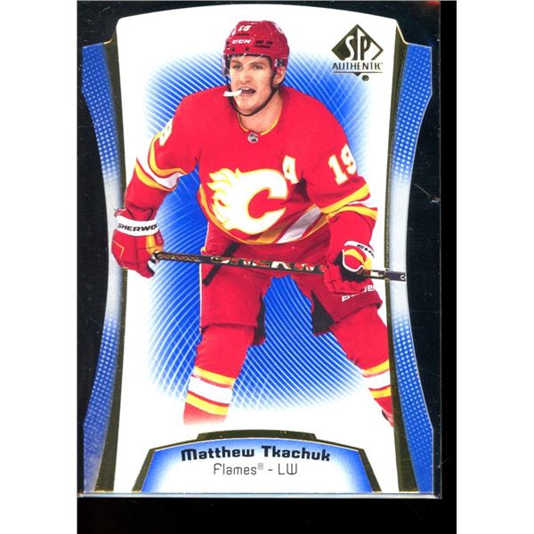 2021-22 SP Authentic Die Cuts Blue #DC12 Matthew Tkachuk