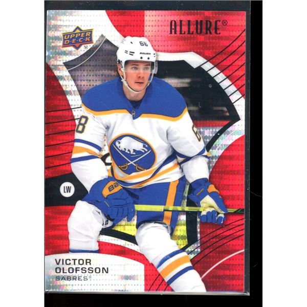 2021-22 Upper Deck Allure Red Rainbow #51 Victor Olofsson