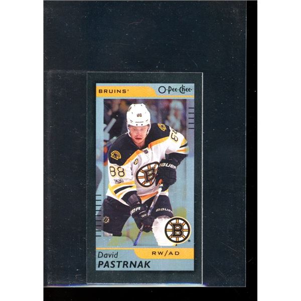 2017-18 O-Pee-Chee Mini Black #M13 David Pastrnak