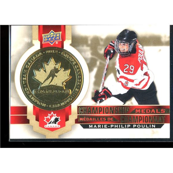 2021-22 Upper Deck Tim Hortons Team Canada Championship Medals #M9 Marie-Philip Poulin