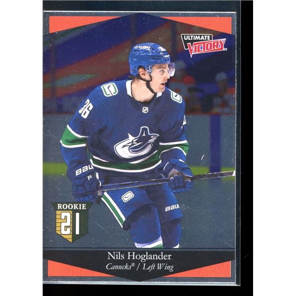 2020-21 Upper Deck Ultimate Victory #UV43 Nils Hoglander