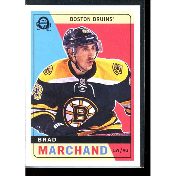 2017-18 O-Pee-Chee Retro #205 Brad Marchand